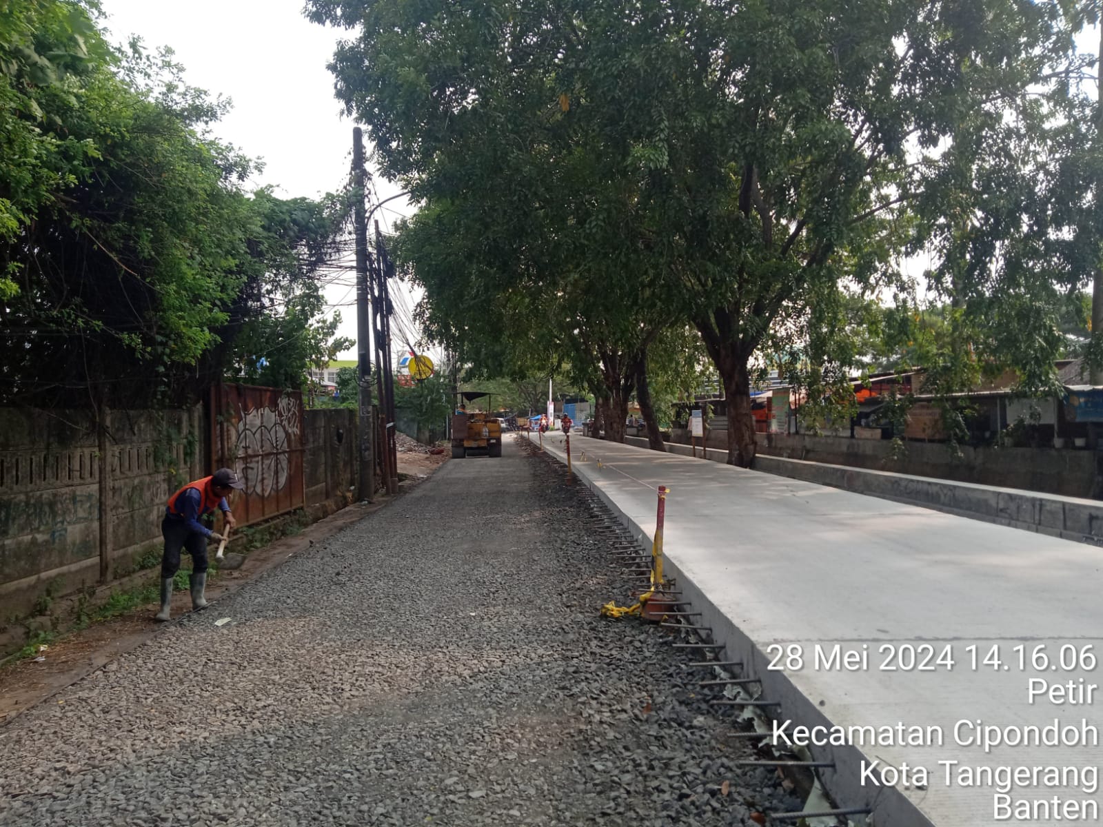 DPUPR Kota Tangerang Tengah Lakukan Pembangunan Sejumlah