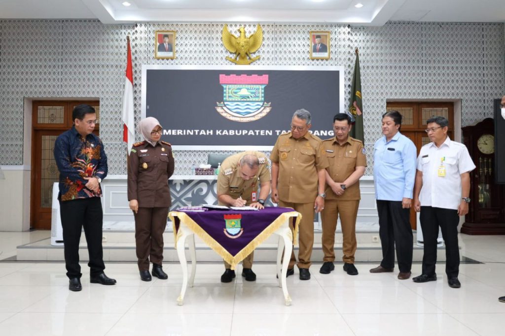 Pemkot Tangsel Dikasih Aset Tanah TPU Oleh Pemkab Tangerang