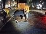 Jelang Idul fitri 1445 H, Pemkot Tangsel Perbaiki Ruas Jalan Untuk Kenyamanan Pemudik