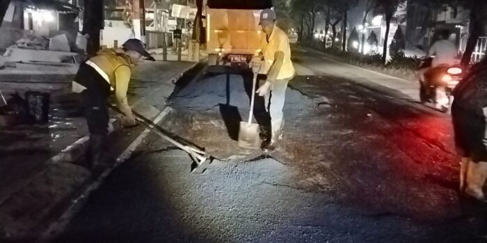 Jelang Idul fitri 1445 H, Pemkot Tangsel Perbaiki Ruas Jalan Untuk Kenyamanan Pemudik