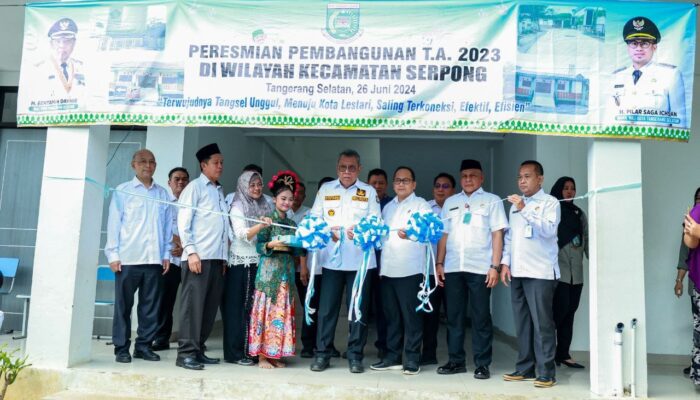 Wali Kota Benyamin Resmikan Gedung SMPN 7 Tangsel