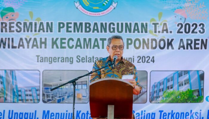 Mewujudkan Kota Pendidikan Unggul: Benyamin Resmikan Gedung SDN 03 Jurang Mangu Barat