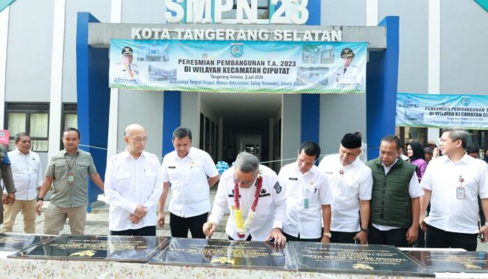 Masyarakat Apresiasi Pemkot Tangsel Bangun 2 Gedung Baru Sekolah di Ciputat,