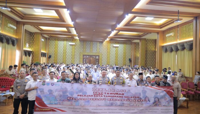 Pemkot Tangsel Bersama Polres Luncurkan Program CETAR: Gerakan Bersama Cegah Tawuran Pelajar