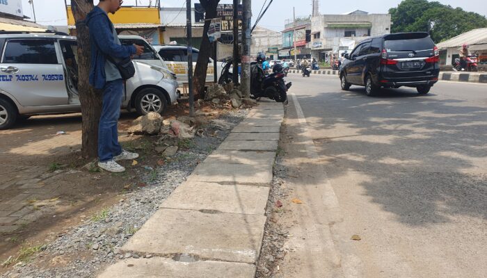 Atasi Banjir di Jalan Siliwangi Pamulang, UPTD PJJ Tangerang Perbaiki Drainase