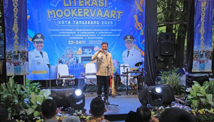 Buka Festival Literasi Mookervart, Sachrudin: Upaya Tingkatkan Budaya Gemar Membaca dan Cinta Lingkungan