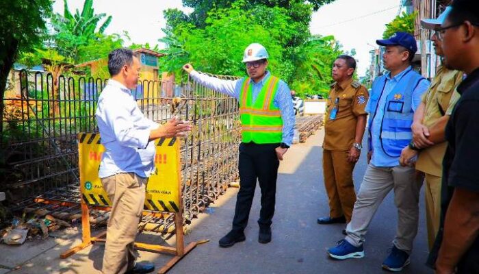 Atasi Banjir, DSDABMBK Tangsel Bangun Long Stroge di Paku Jaya Serpong