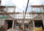 Progres pembangunan Gedung Serba Guna (GSG) Pamulang Kota Tangsel.