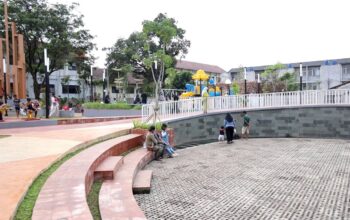 Alun-alun pondok Ranji Pondok Aren, Tangsel.