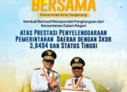 Pemkot Tangerang Kembali Raih Penghargaan Predikat Kinerja Tinggi dari Kemendagri
