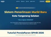 PRA SPMB 2026 Resmi Dibuka, Tangsel Siapkan 9.976 Kuota SMP Negeri
