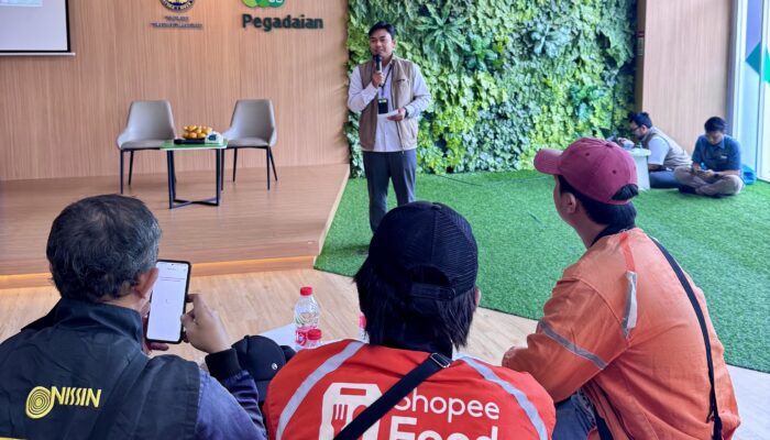 Pegadaian Edukasi Literasi Keuangan untuk Komunitas Opang Pondok Aren