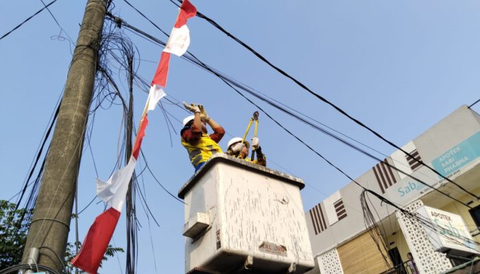 Kabel FO Muncul Lagi, Wakil Walikota Tangsel Turun Tangan Pimpin Penertiban