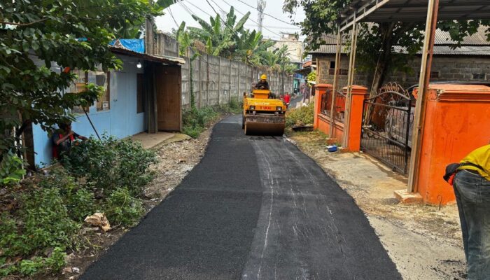 Disperkimta Tangsel Bangun Jalan dan Saluran Lingkungan di 7 Kecamatan