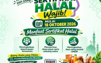 Jelang 18 Oktober 2026, Pemkot Tangsel Fasilitasi Sertifikasi Halal Gratis bagi UMKM